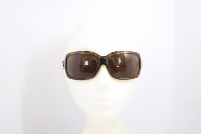Pre-owned Dolce & Gabbana Dolce Gabbana Dg 6029b 502/73 Brown With Precious Stones Authentic Boxed 65mm
