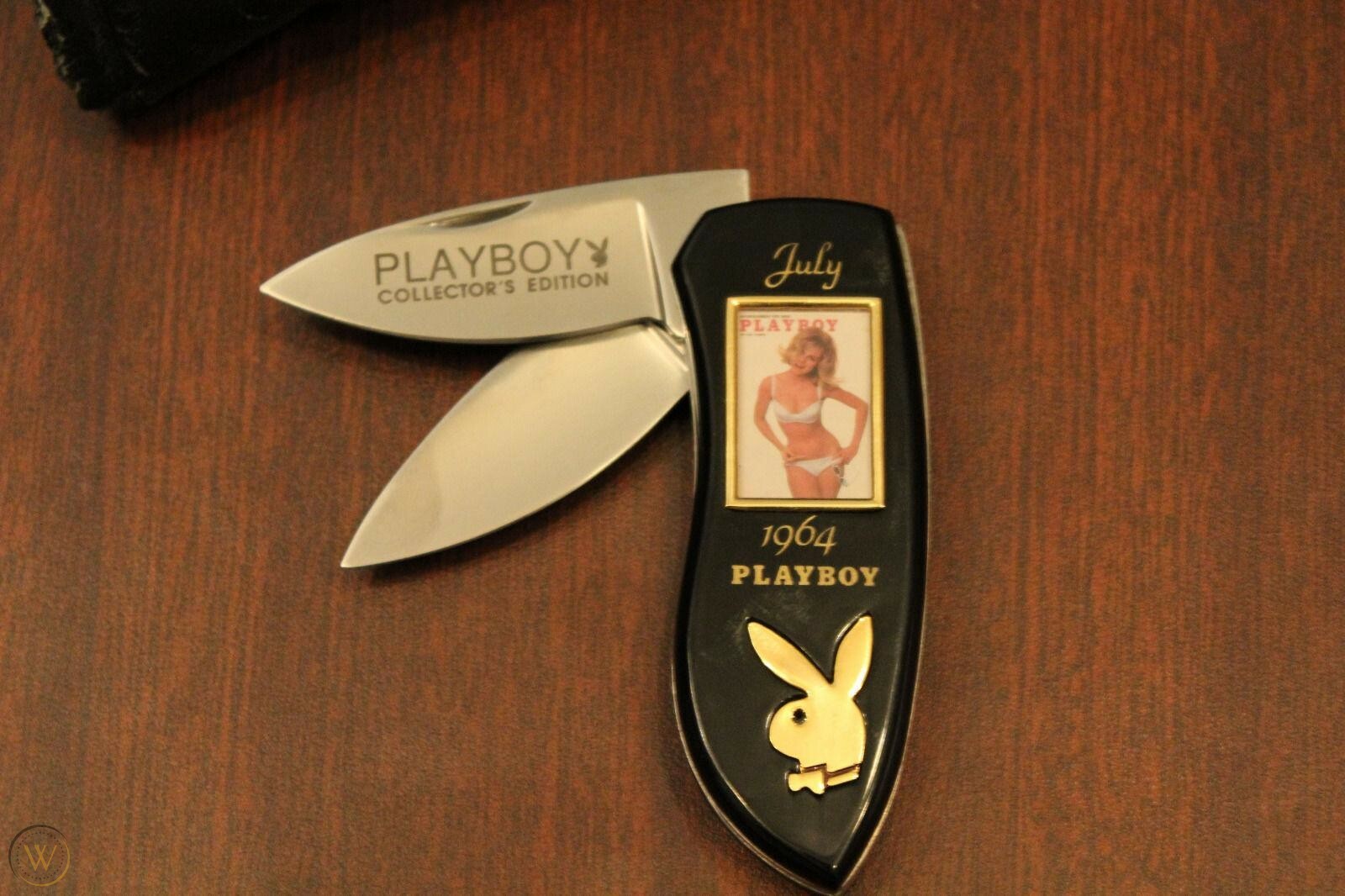 Playboy 2 Blades Pocket Knife JULY 1964 Franklin Mint