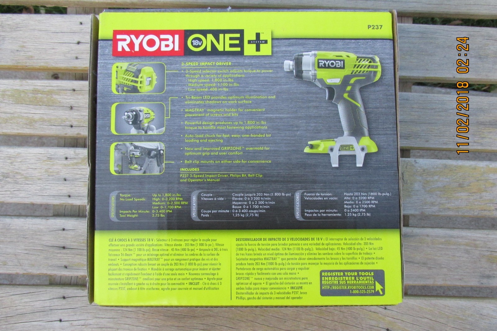 Ryobi Impact Driver 1/4