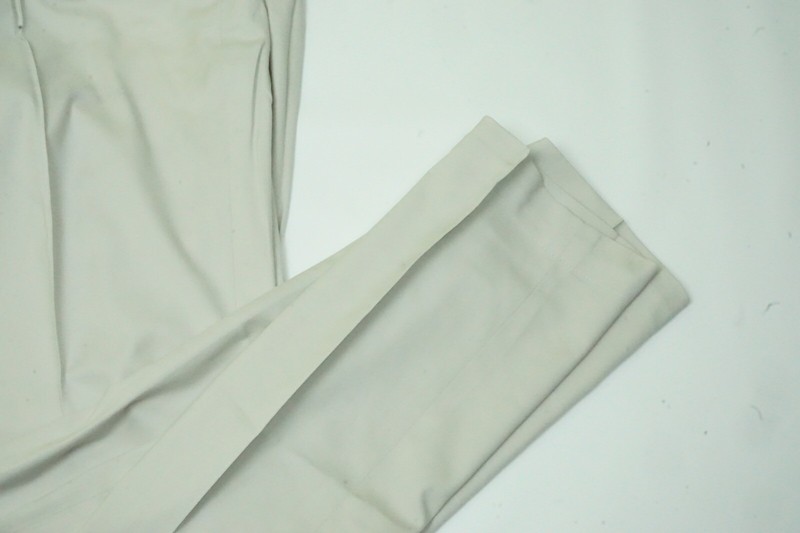 ISAIA ISAIA ICON ICO WOOL BLEND BEIGE DRAWSTRING MENS PANTS SZ 56R BRAND