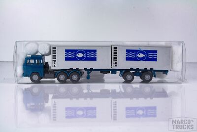 Transparent packaging folding box for Wiking semitrailers - 7.28x1.38x1.81 Inch