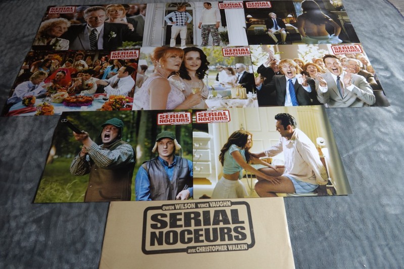 Serial Noceurs  Wedding Crashers Owen Wilson Jeu 8 Lobby Cards