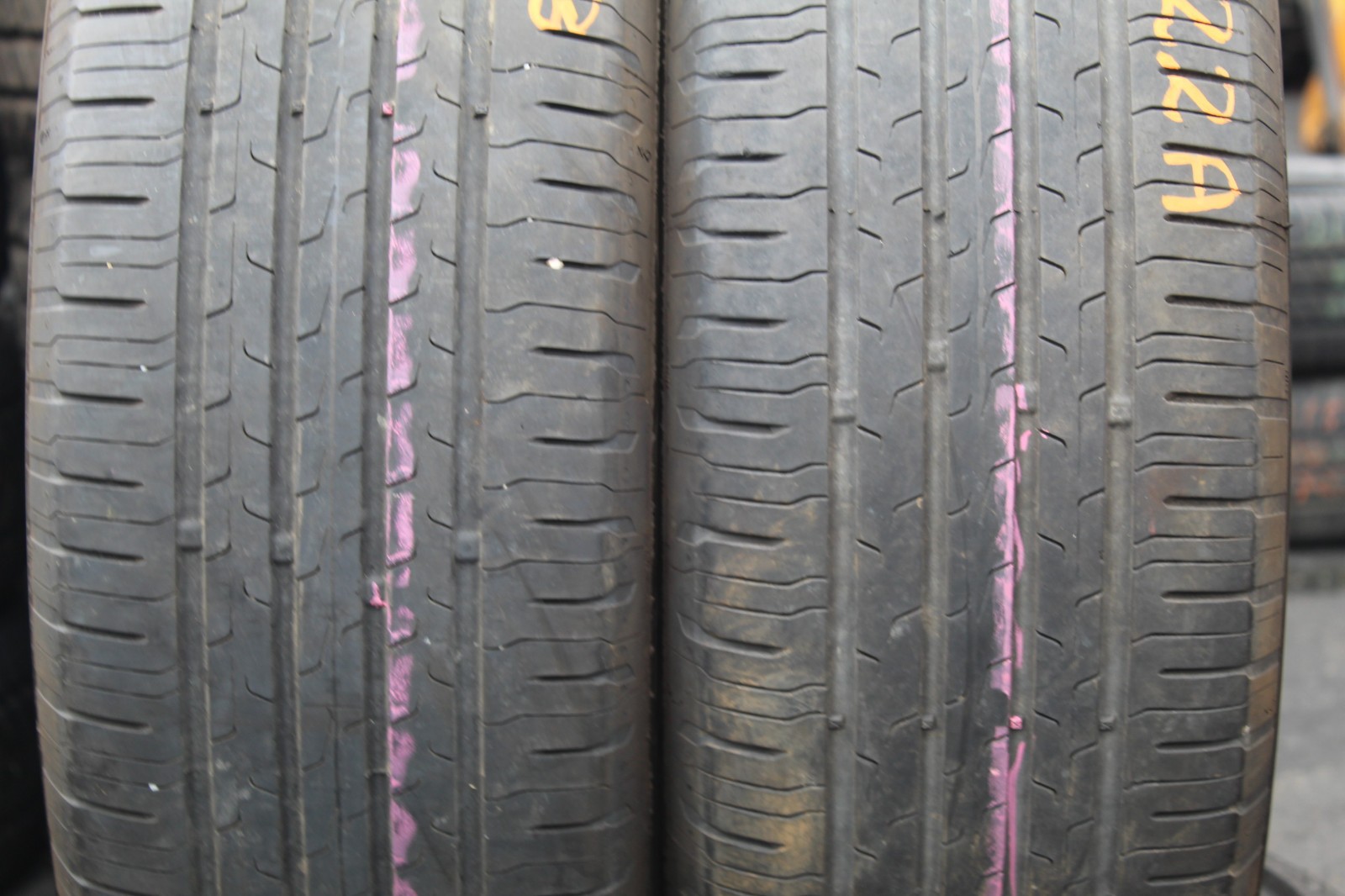 225 60 18 Continental, Eco Contact6 XL 104V, x2 A Pair 4.8mm (F1_tyres) FO L3622