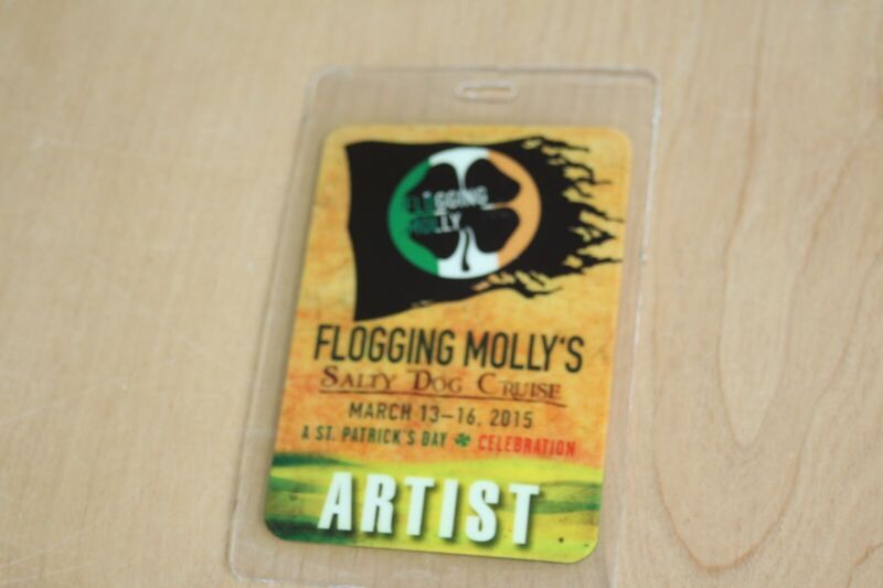 Flogging Molly  - Laminated Backstage Pass - Artist  - FREE POSTAGE 