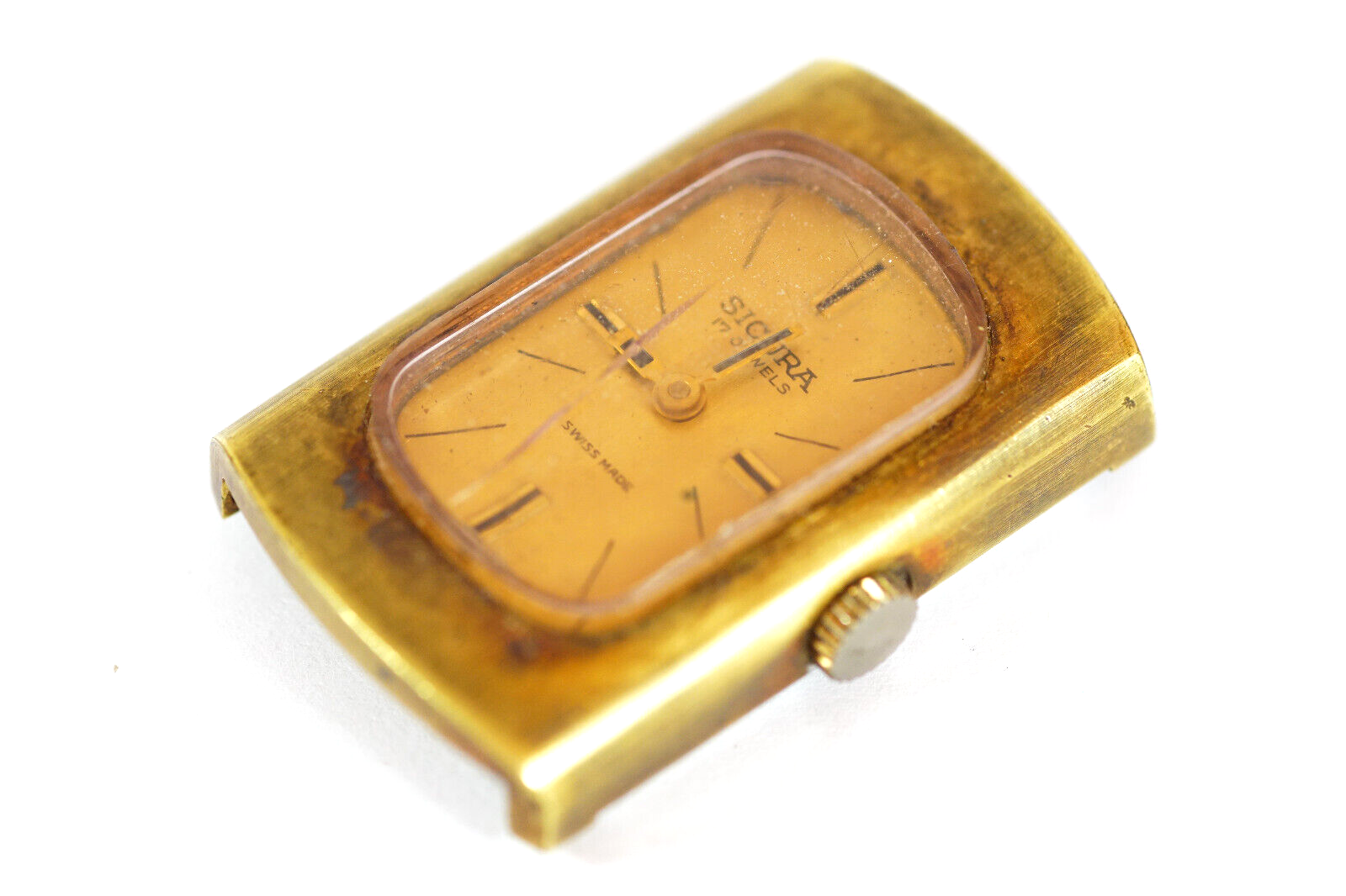 ブルッキアーナ10本セット※BOXなし Sicura Watch Swiss EB-6461 Wristwatch 17 Jewels G10 Gold