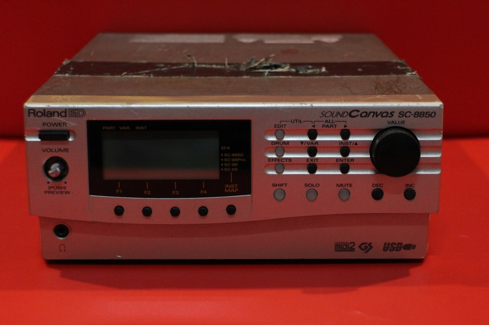 USED Roland SC 8850 MIDI Sound Module Interface U2286 240606