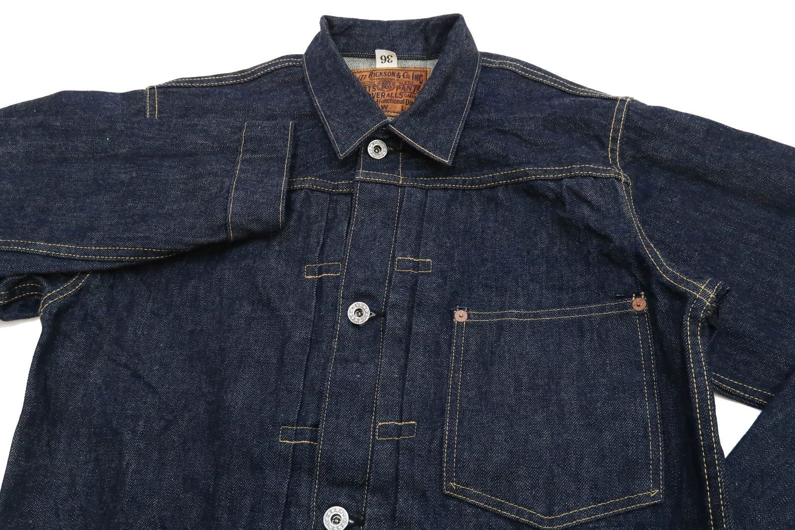 Pre-owned Buzz Rickson's Toyo Enterprises Br16041 Denim Jacket Type 1 Great War 36,42,44 In Blue