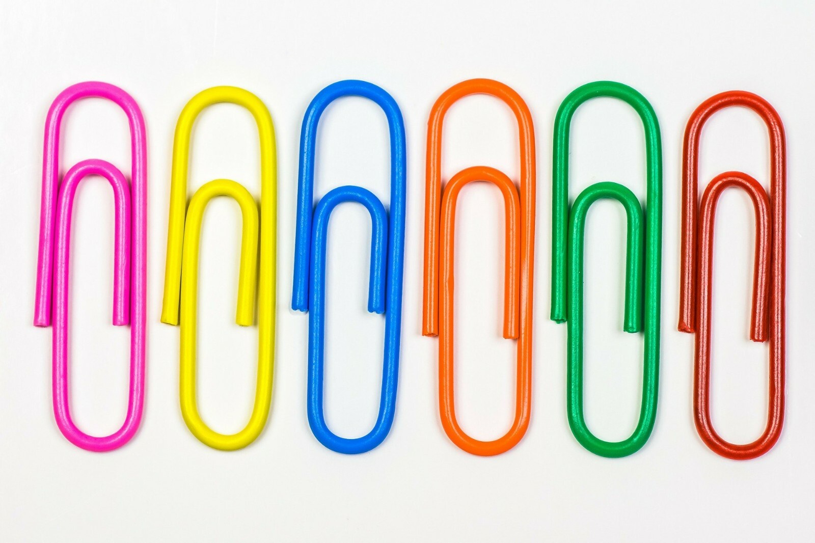 100 Pieces Paper Clips Box 📎🖇Multicolor Home Office School