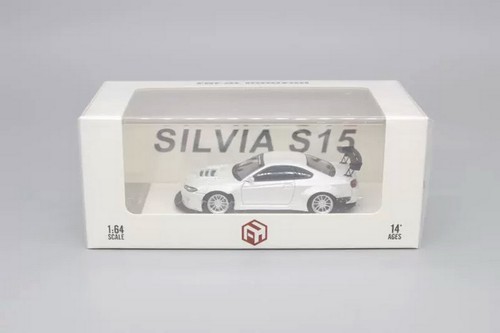Focal Horizon 1/64 Scale Nissan Silvia S15 White Diecast Car