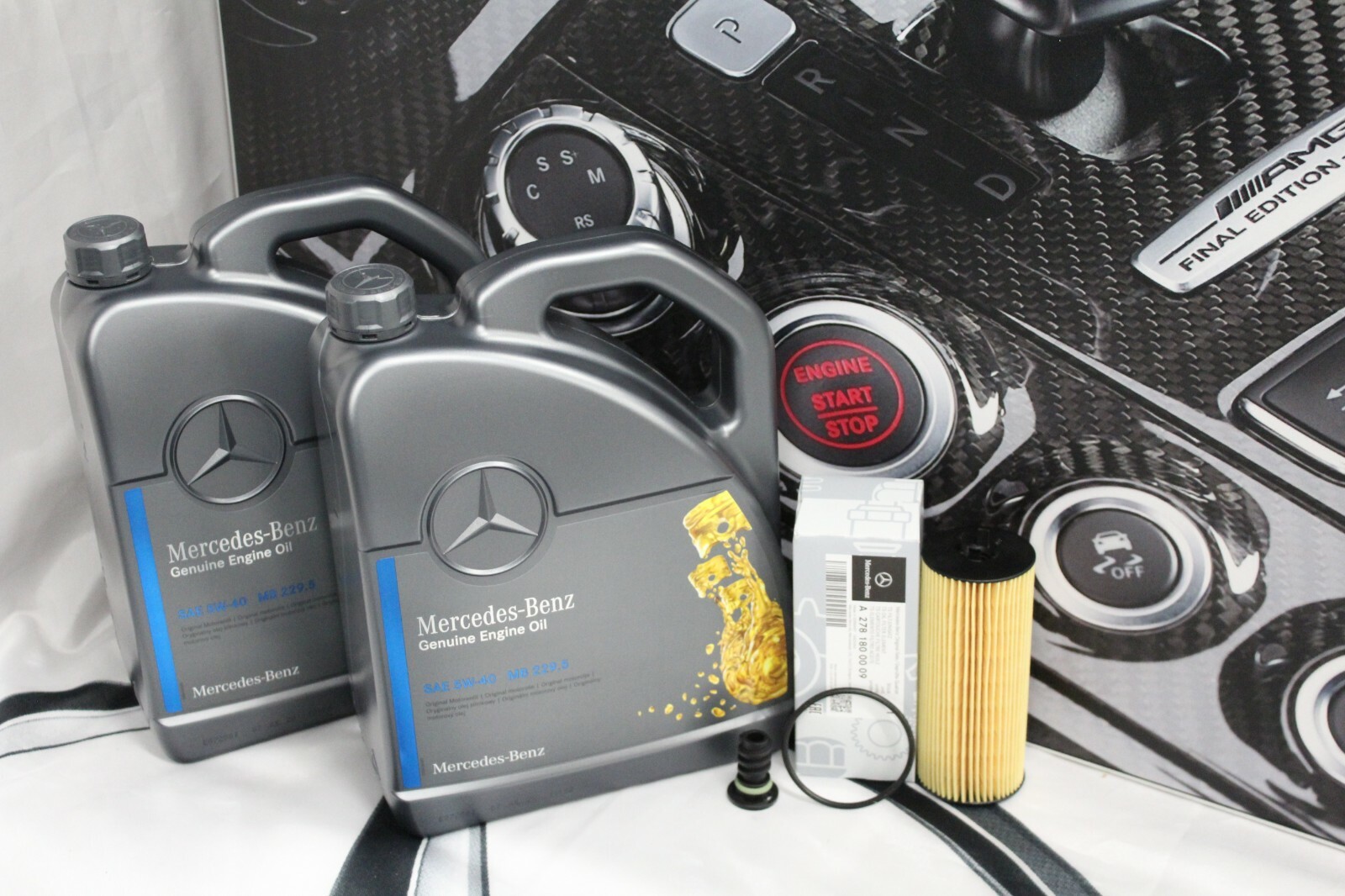 Genuine MercedesBenz W205 CClass C63 AMG Petrol Oil Filter & Engine