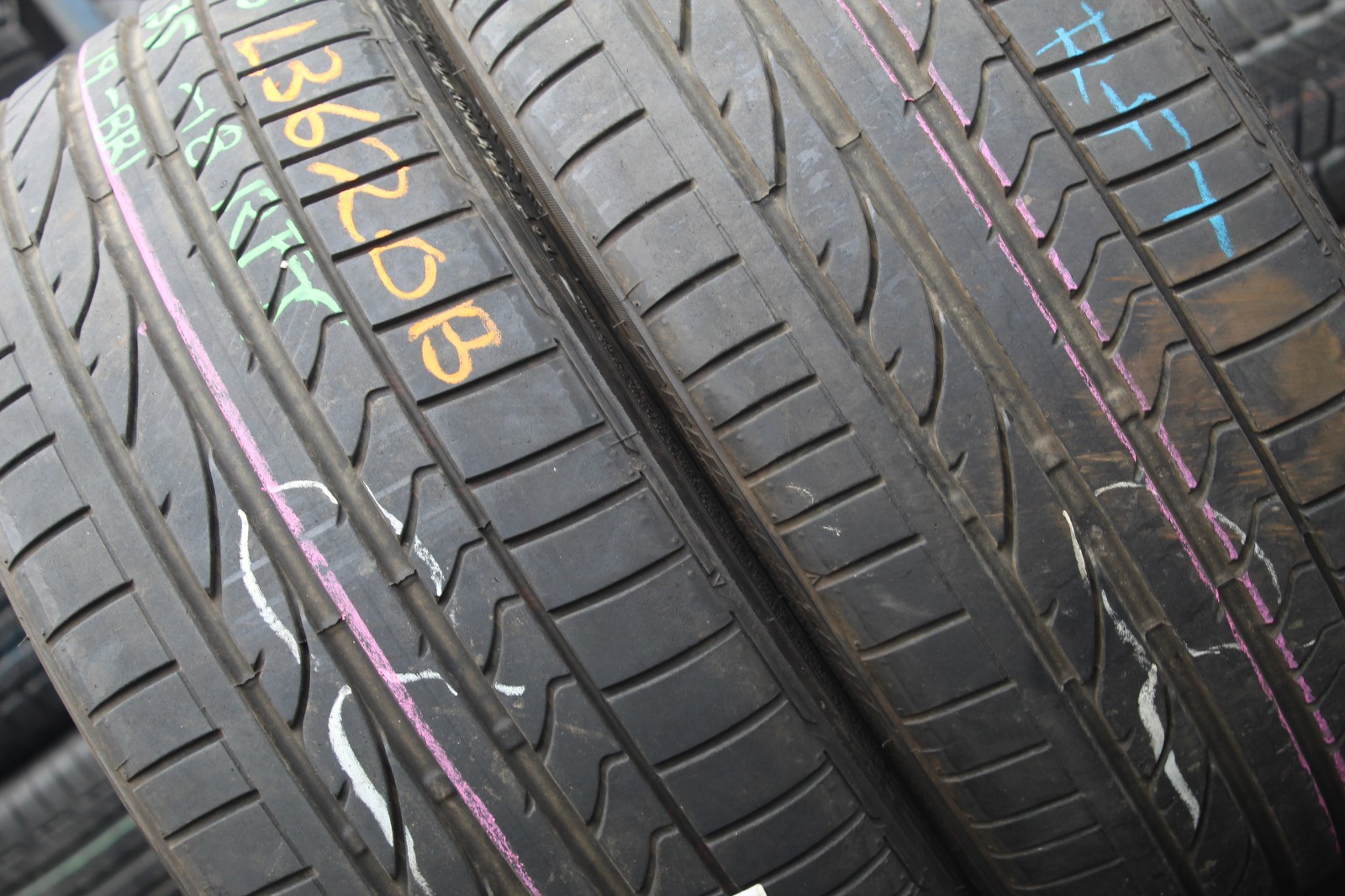 225 35 19 Bridgestone, RunFlat, Potenza, 88Y x2 A Pair 7.2mm (F1_tyres) FO L3620