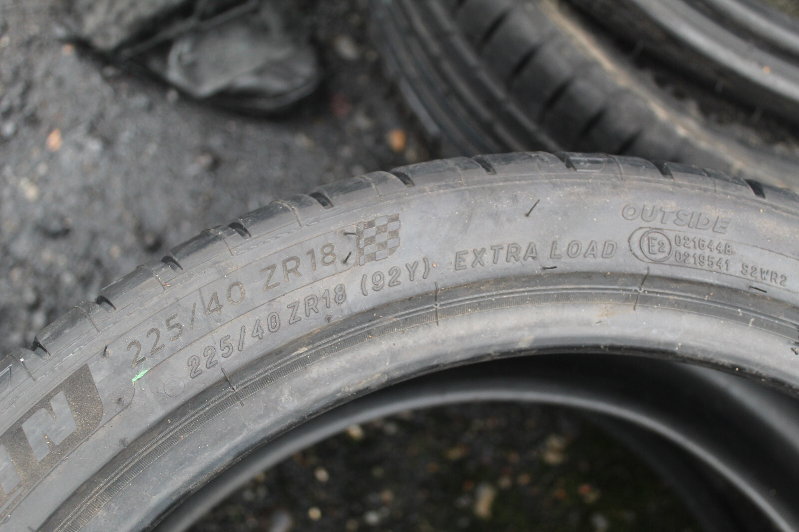 New 225 40 18 Michelin, Pilot Sport 4S, XL 92Y, x1 Single Tyre (F1_tyres) L3266