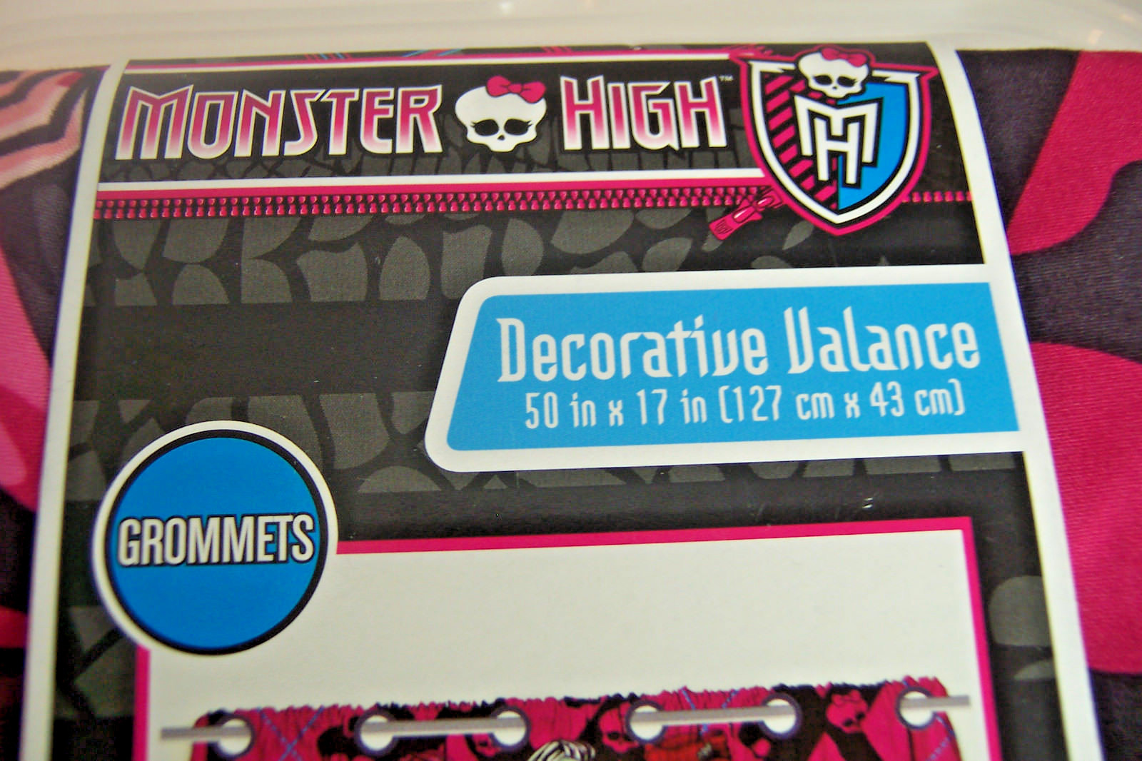 Monster High Valance Microfiber Decorative 50