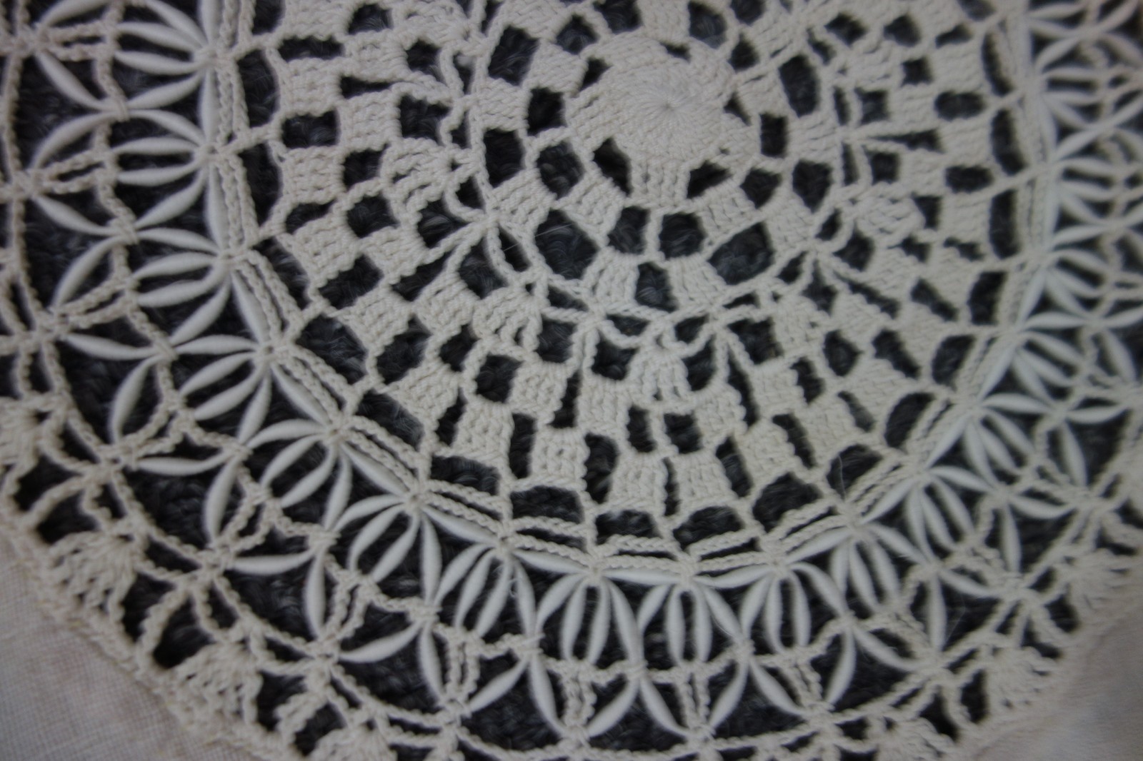 Victorian Linen Table Topper-33