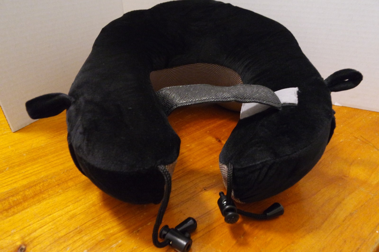 OZBlue Ergonomic Plush Travel Pillow with Washable Cover