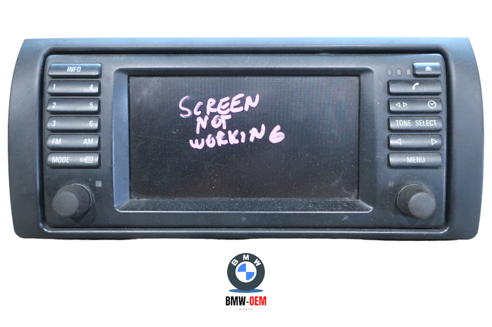 BMW X5 E53 Navigation System Monitor Screen 6980246 -SCREEN NOT 