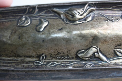 Sterling Silver Antique Vanity Clothes Brush