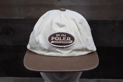 NW USA Poler Camping Brand Snap Back Dad Hat Cap Adult Men Tan Brown Adjustable