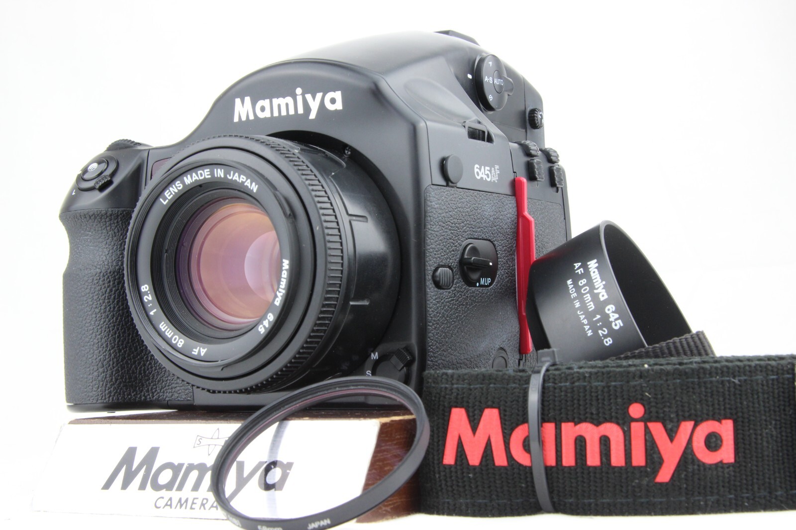 NEAR MINT++ ] MAMIYA 645 AF + AF 80mm f/2.8 Lens 120/220