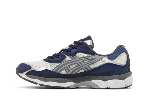 Pre-owned Asics Gel Nyc Navy Steel Men's 1201a789-100 In White