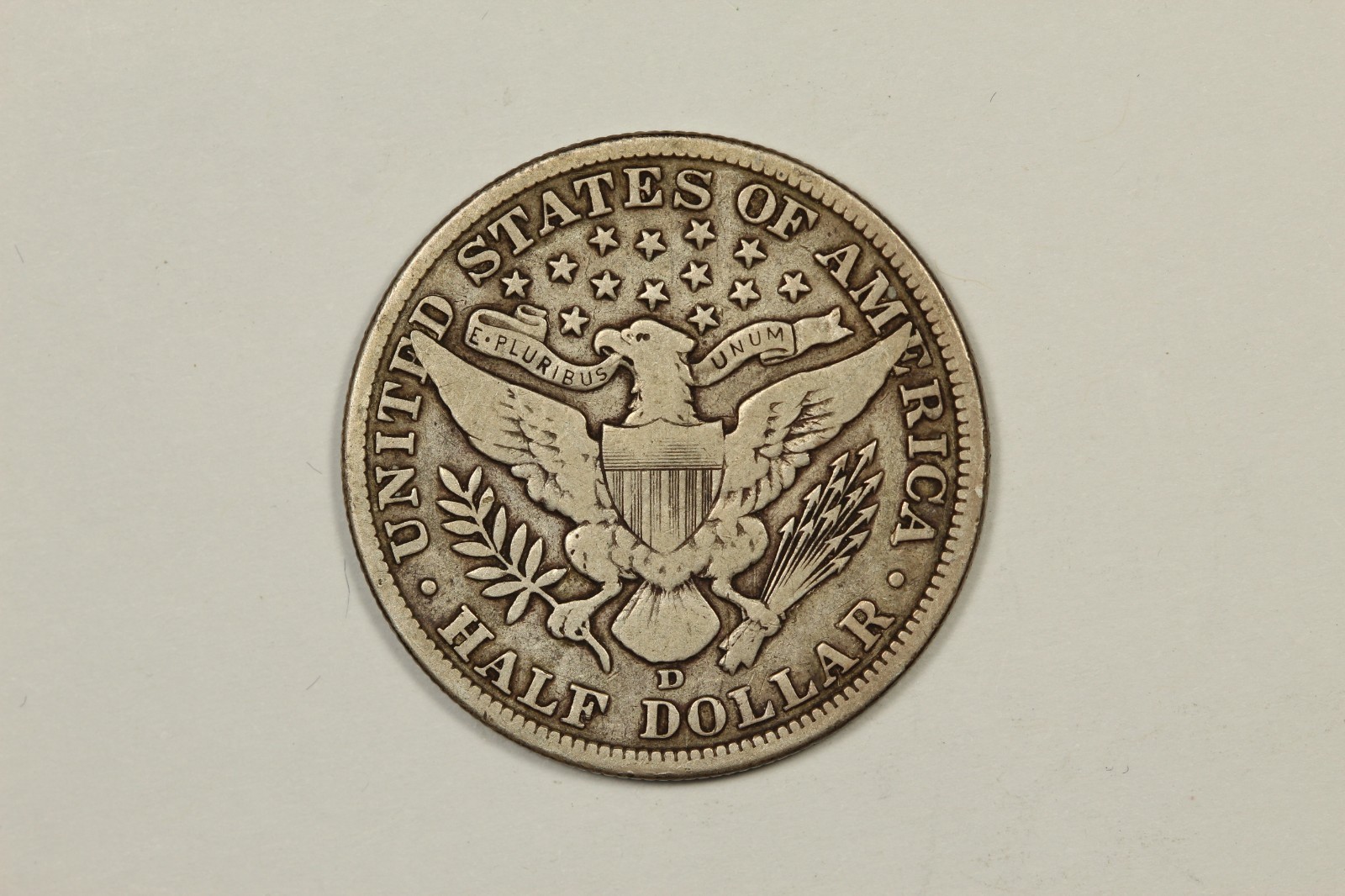 1906 D Barber Half Dollar