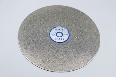 TechDiamondTools Diamond Lapidary Flat Lap Disc 8'' Double Sided