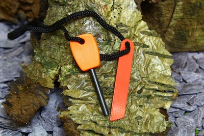MFH Paracord 100ft Hunting Wristband Parachute Rope Army Lanyard Camping Orange