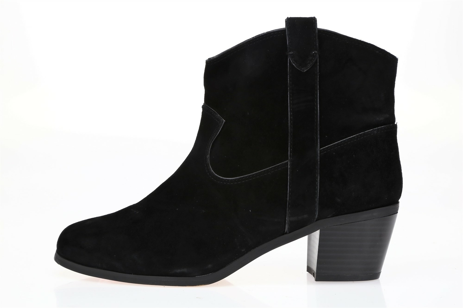 VINCE CAMUTO Womens Black Suede Pull On Ankle Boots Sz 9.5 NEW! 220806