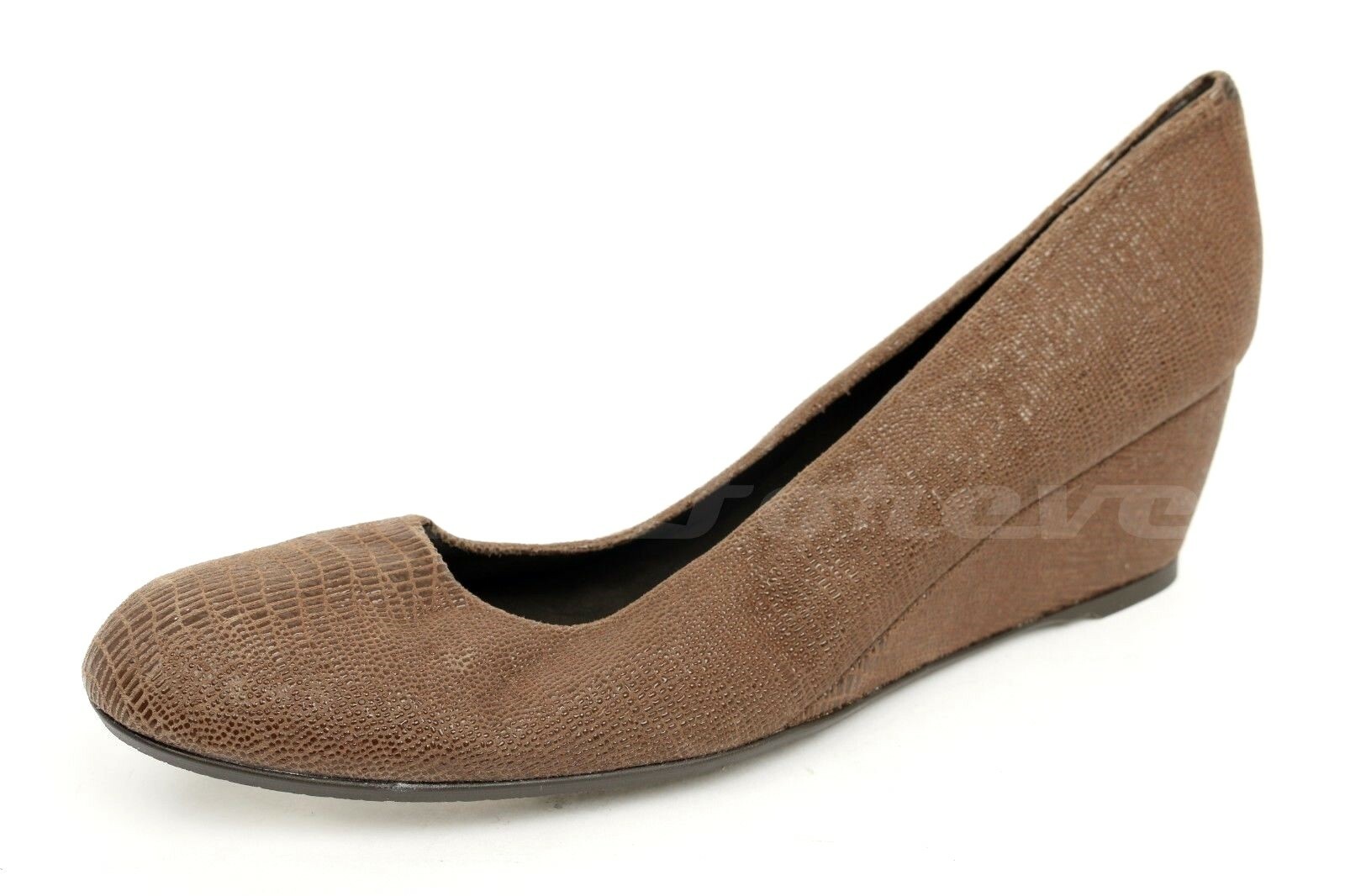 Womens STUART WEITZMAN Brown Leather Wedges Pumps Sz. 9.5