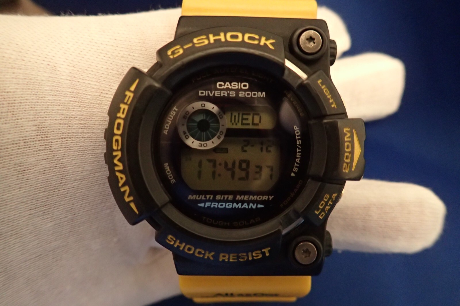 時計 GSHOCK GW-204K-9JR FROGMAN ICERC CASIO G-SHOCK FROGMAN ICERC 2023 GW-8200K-9JR YELLOW/BLACK