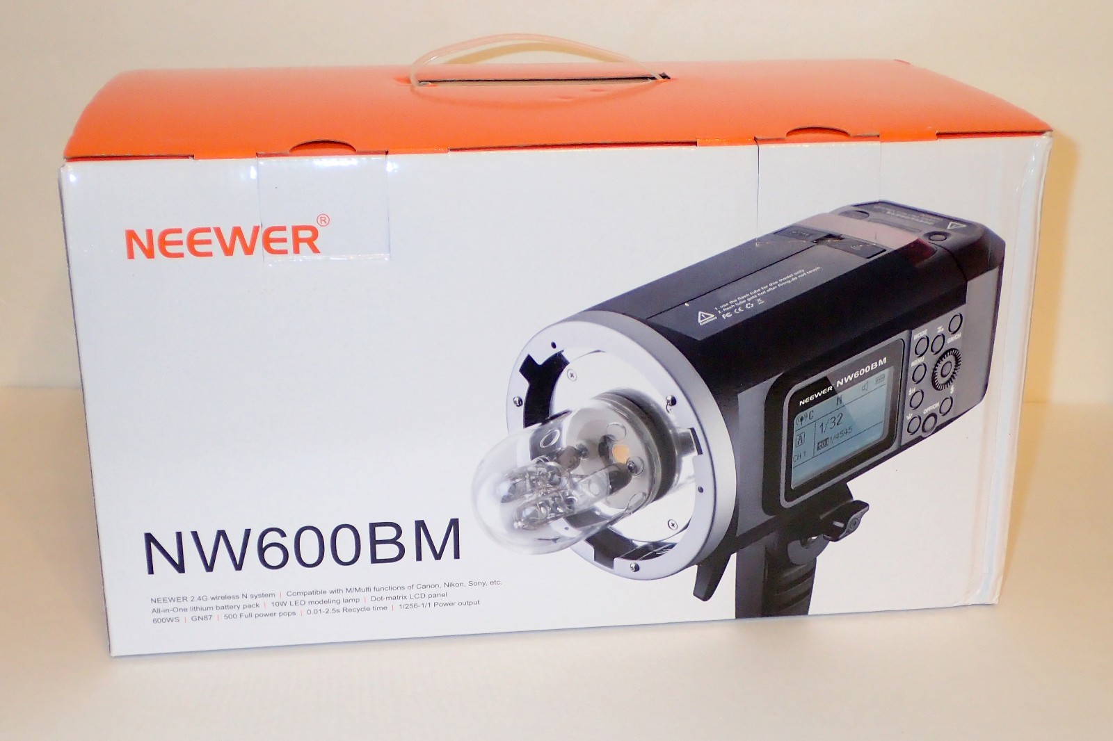 Neewer 600W GN87 HSS Outdoor Flash Strobe Light for Canon DSLR Camera