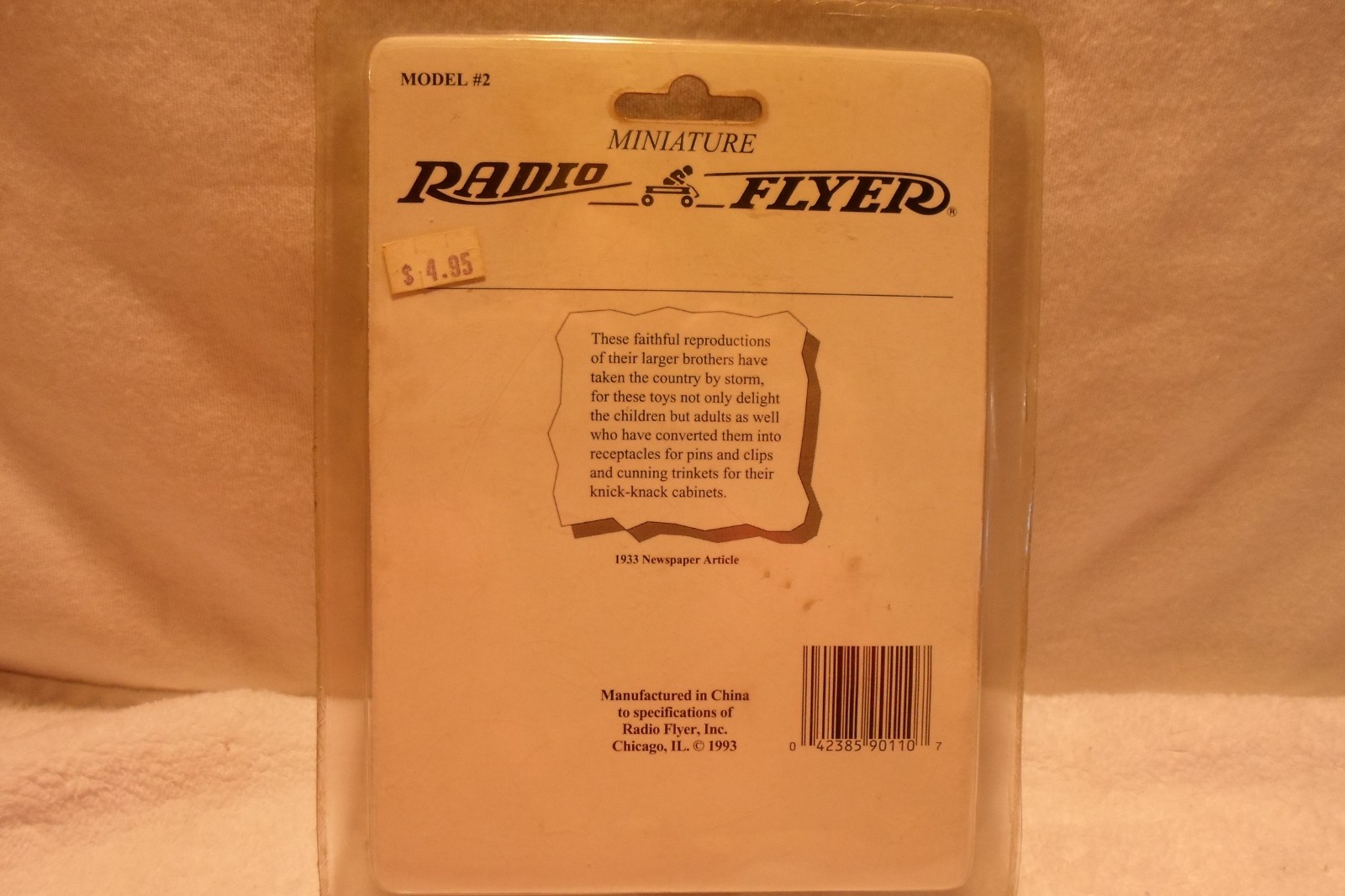 Miniature Radio Flyer Town & Country Toy Desktop Novelty