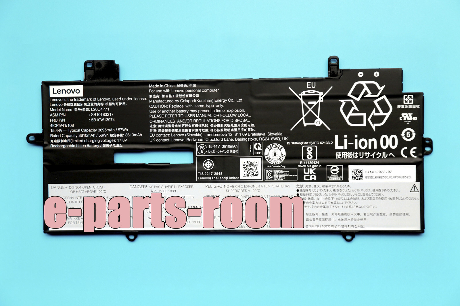 Genuine L20C4P71 L20D4P71 L20M4P71 Battery for Lenovo