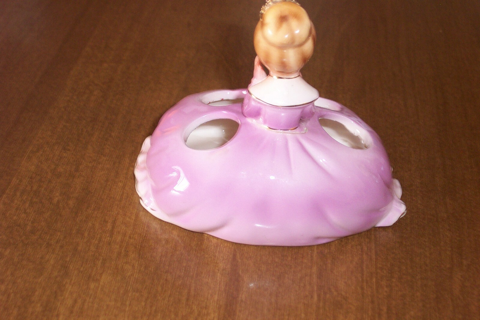 Vintage Josef Originals Girl in Pink Lipstick Holder