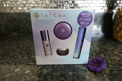 Tatcha no filter essentials 4 piece kit new in box travel size 