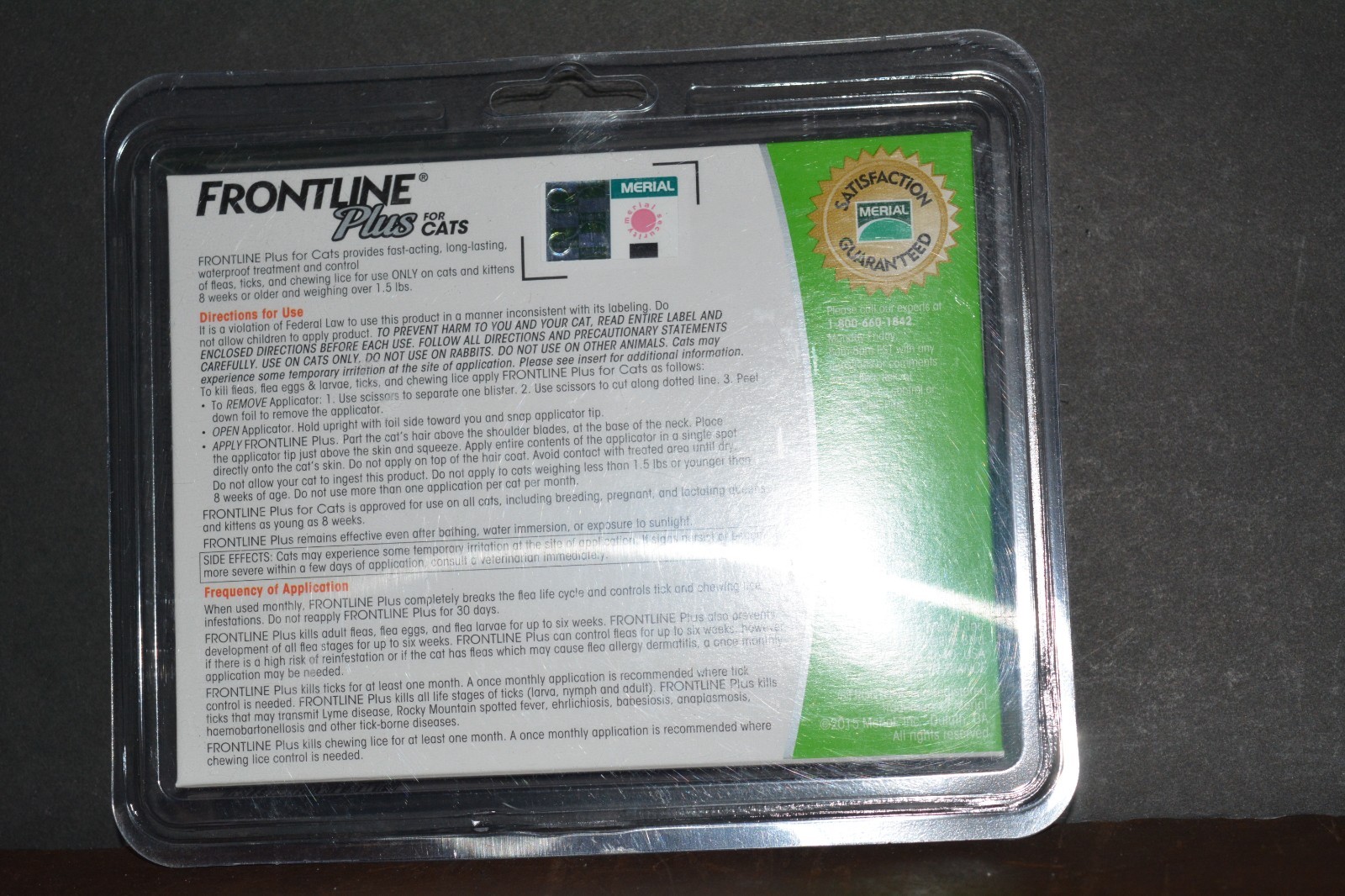 Frontline Plus For Cats ( 3 DOSES ) NEW