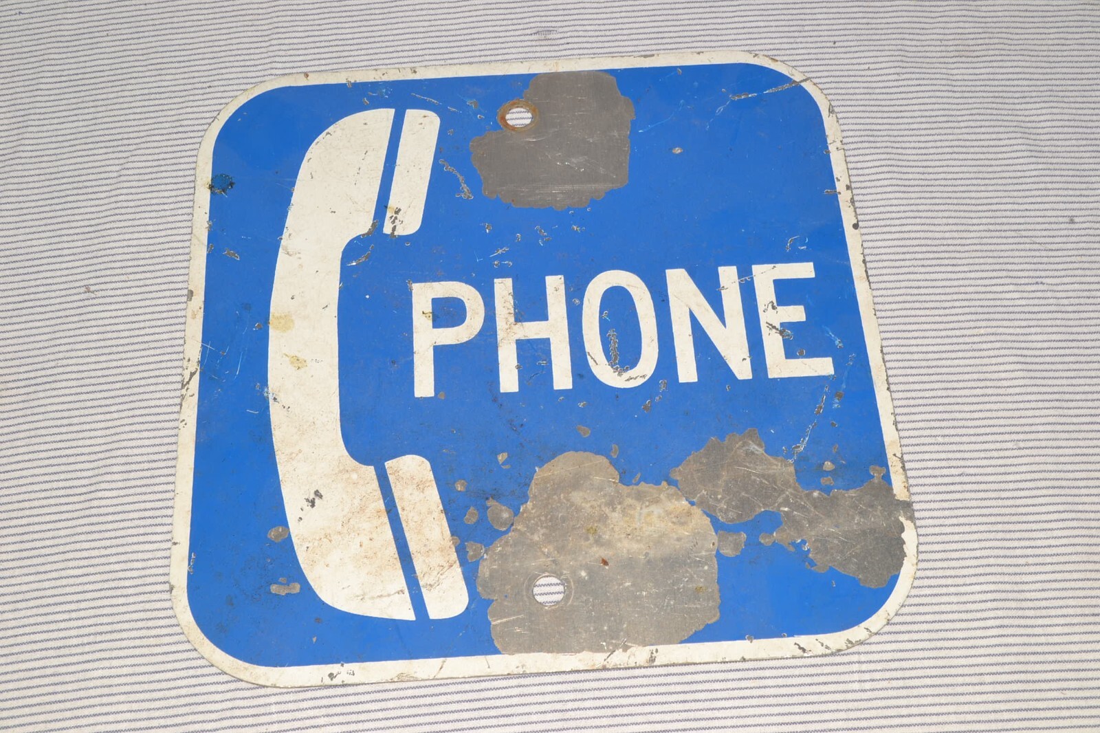 USA製 60s~7's Vintage Phone Booth Sign USA製 60s~7's Vintage Phone Booth Sign USA製 60s~7's Vintage
