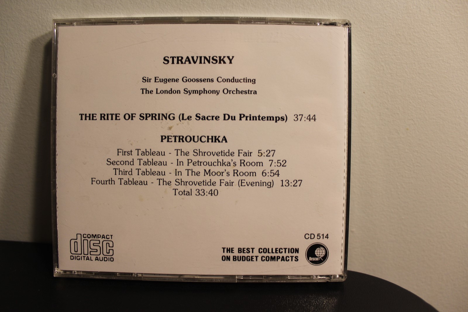 Stravinsky The Rite of Spring CD