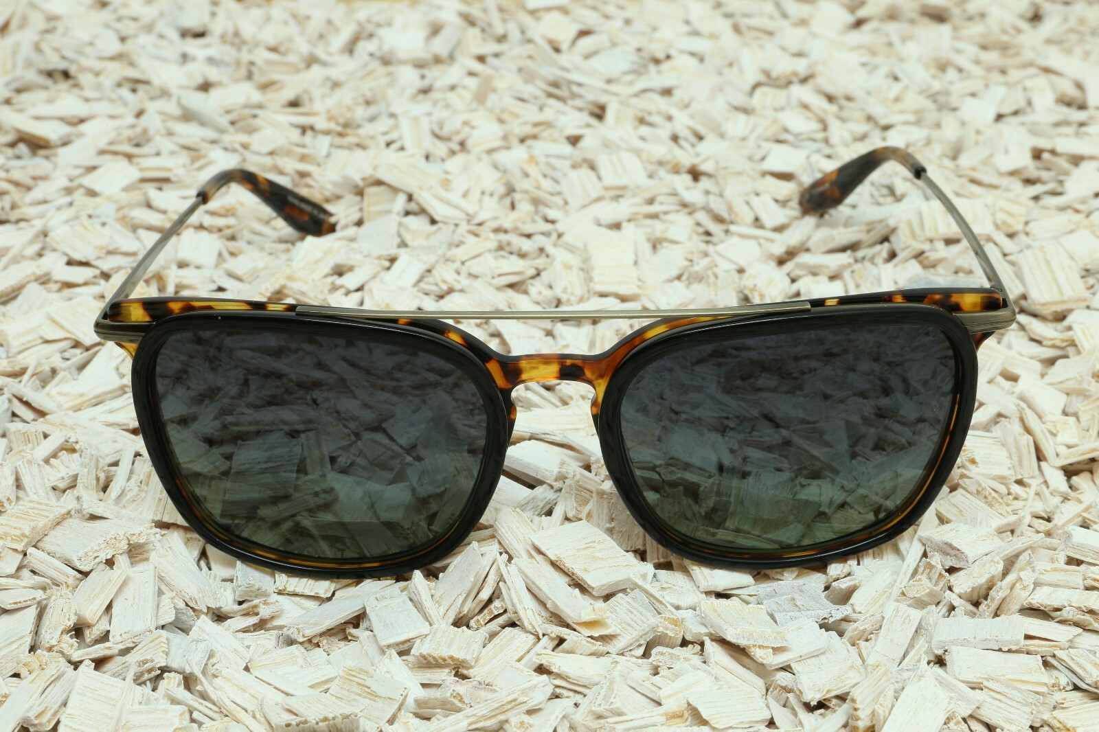 Pre-owned Barton Perreira Authentic  Sunglasses Ronson 54 Men Titanium Color Bat Ang Pip In See Photo