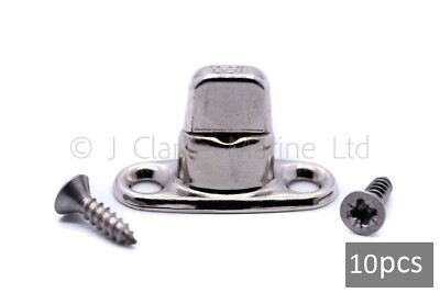 Pack of 10 - DOT 8mm Turn button Common Sense fastener studs boat canopy bimini