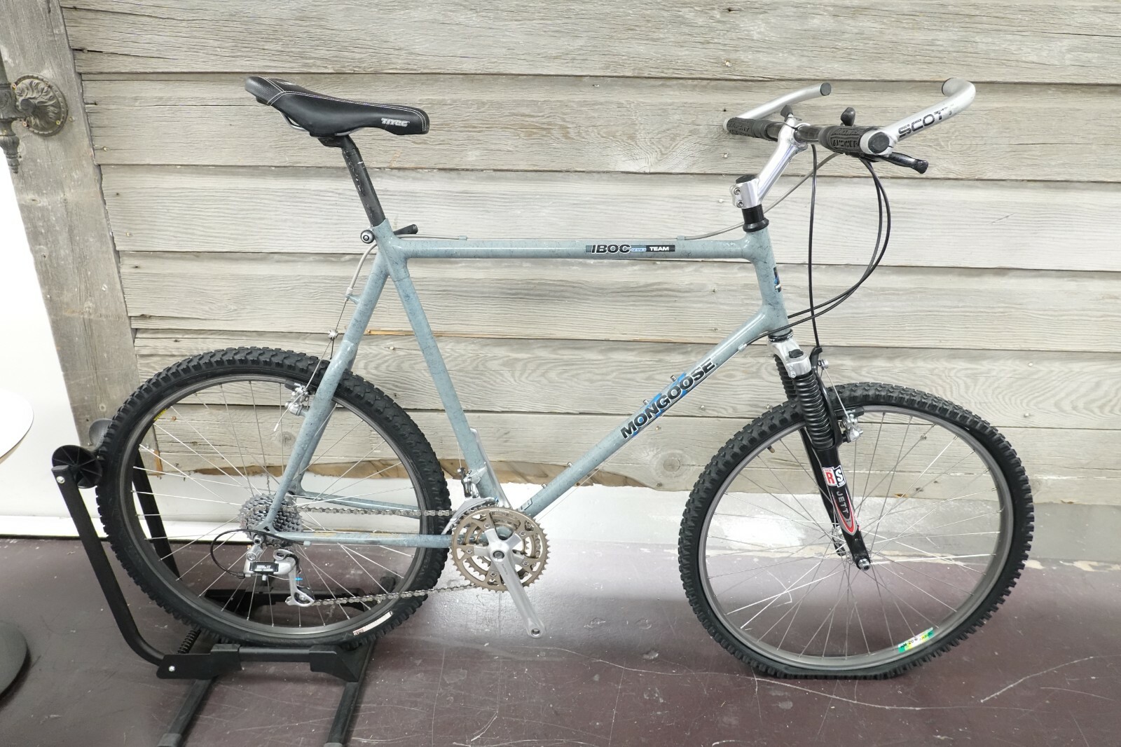 ストレートフォークと1990 mongoose IBOC PRO OLD MTB XT シムワークス