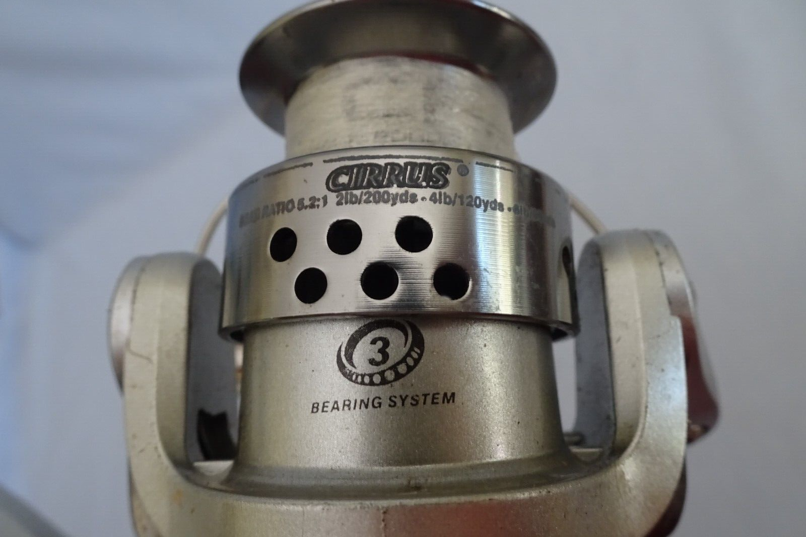 Shakespeare CIRRUS crs 025A 5.2:1 gear ratio 4 lb rating 3 ball bearing Reel