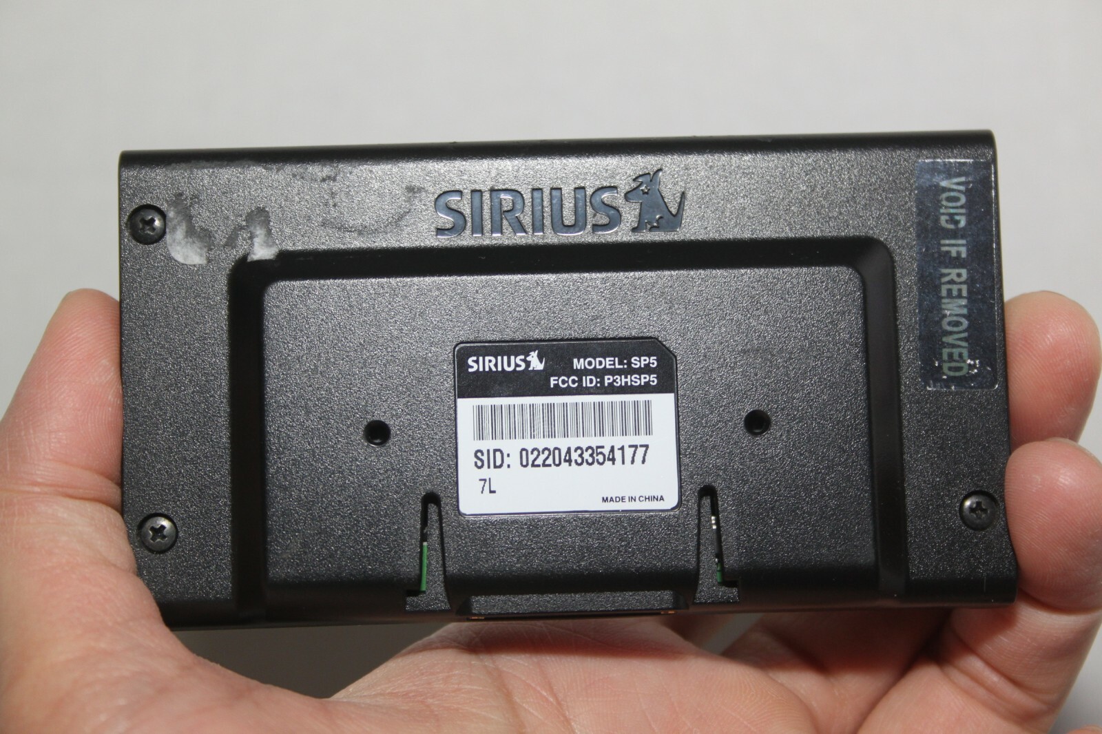 Sirius SP5 with SXABB1 Speaker