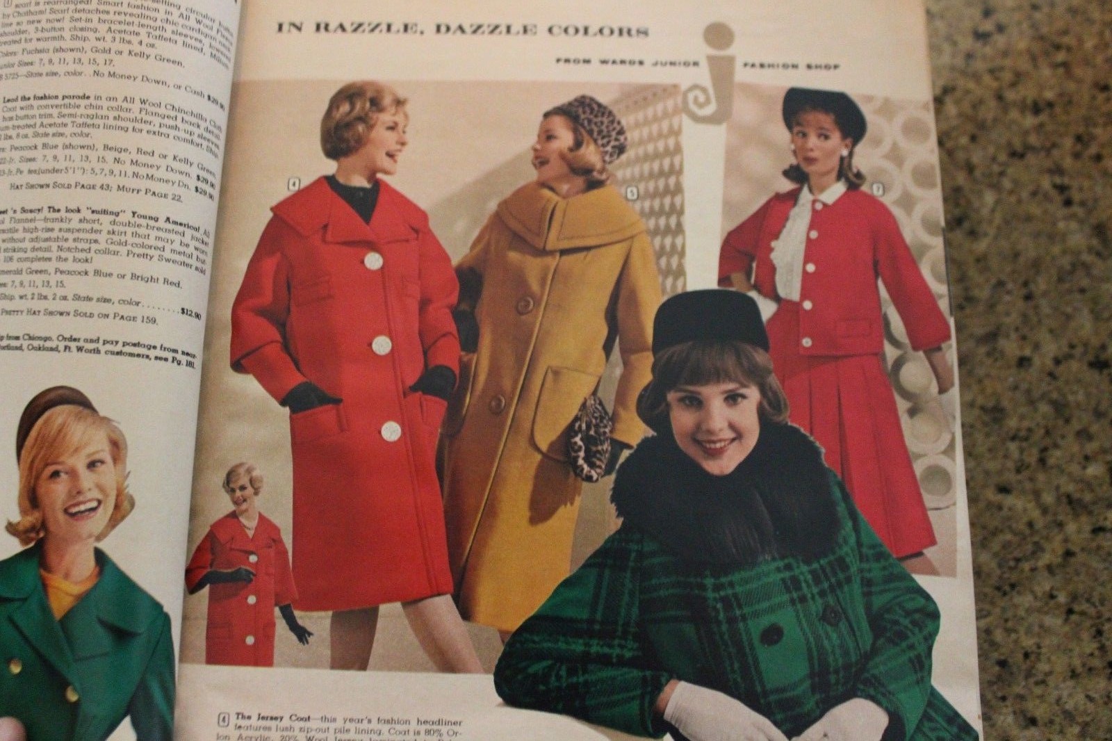 Vintage 1961 Fall/Winter Montgomery Wards Catalog Dresses Fashion Lingerie Toys