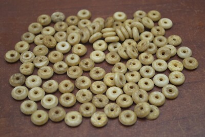 200 PCS COFFEE BROWN BUFFALO BONE ROUND BEADING BEADS 10MM #39