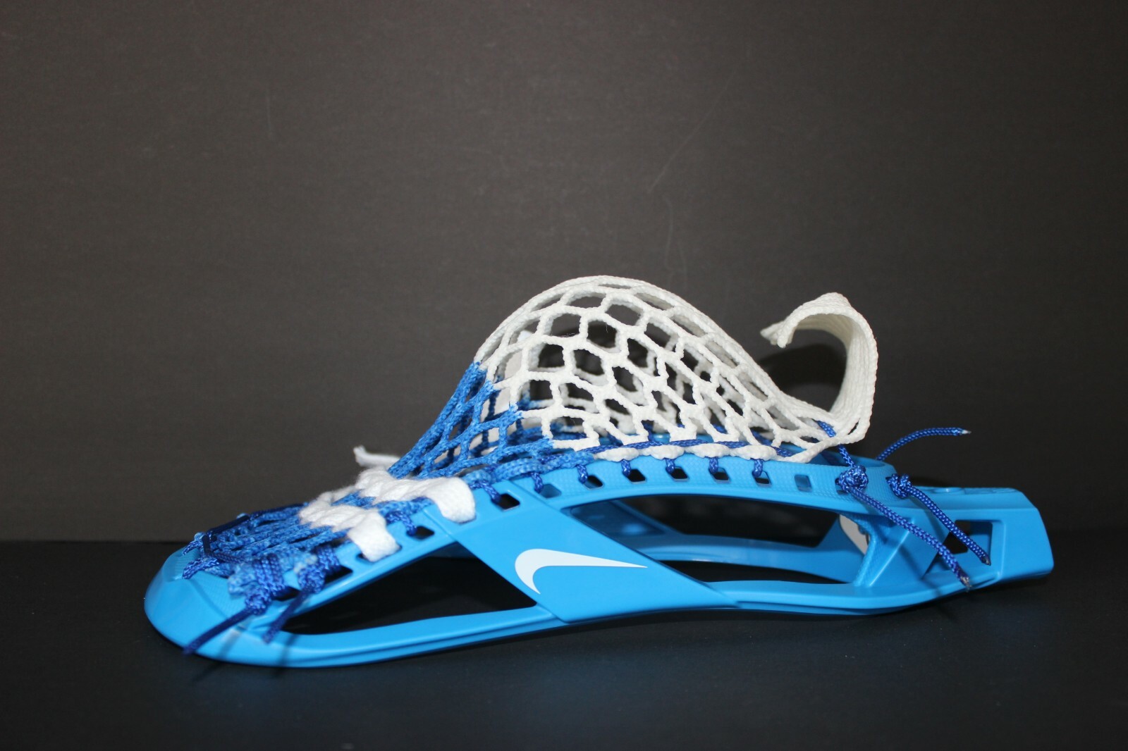 NEW Nike Alpha U Lacrosse Head custom strung w/ waxed mesh.