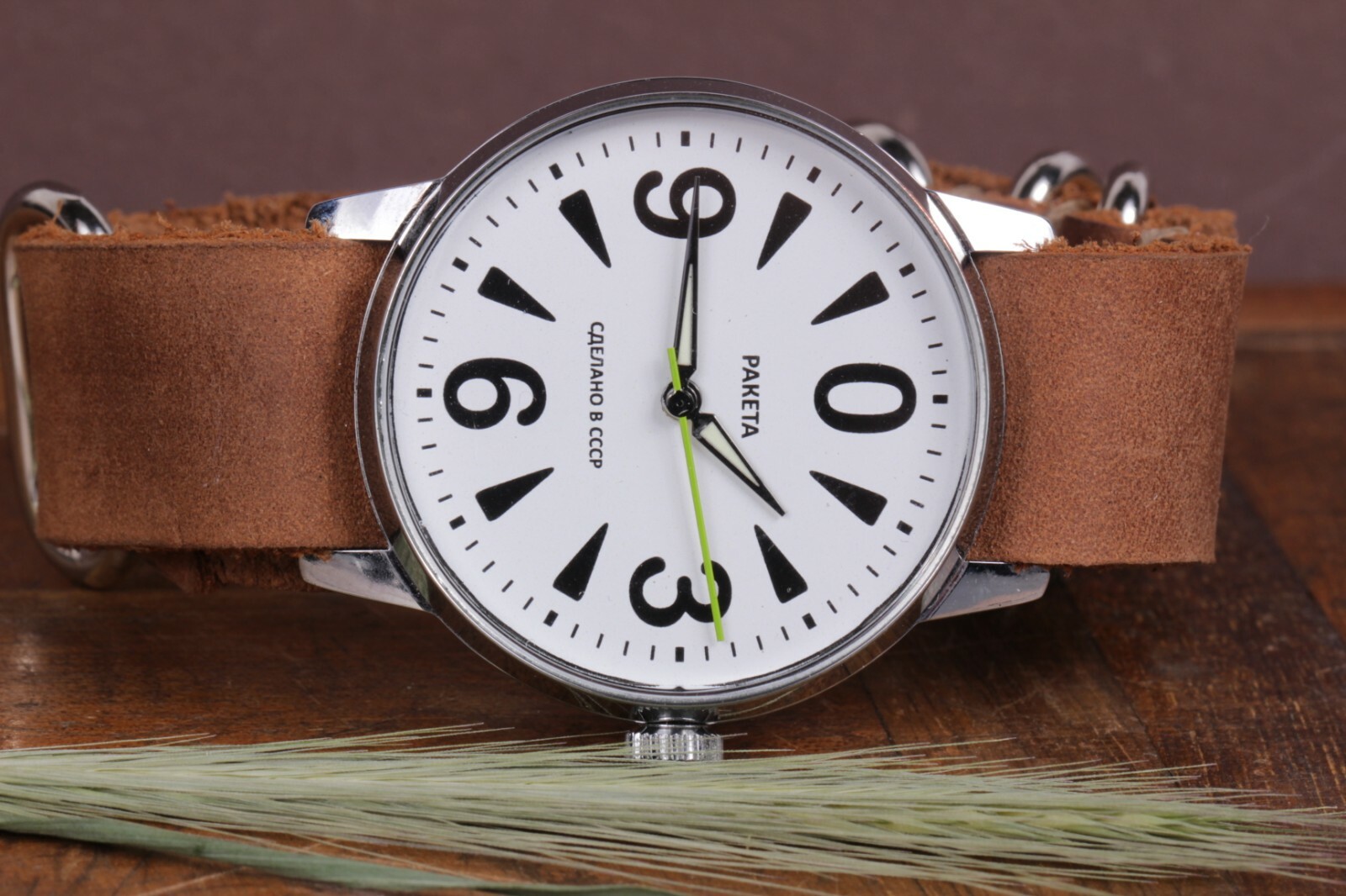 Wrist watch Raketa Big Zero, Soviet Mens watches ...