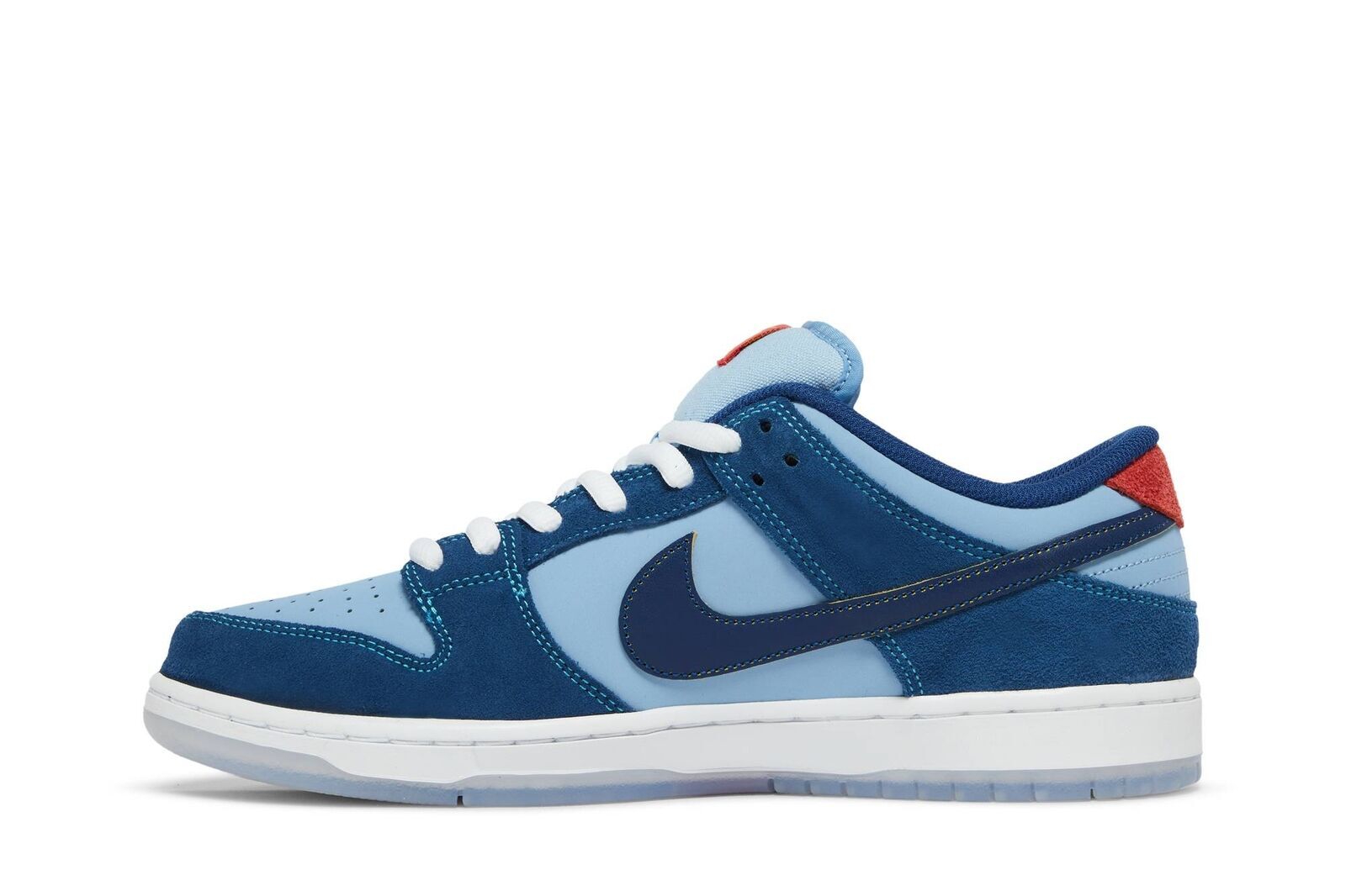 Pre-owned Nike Why So Sad? X Dunk Low Sb 'the Predatory Bird' Dx5549-400 Men's Shoes In Coastal Blue/speed Yellow/university Red
