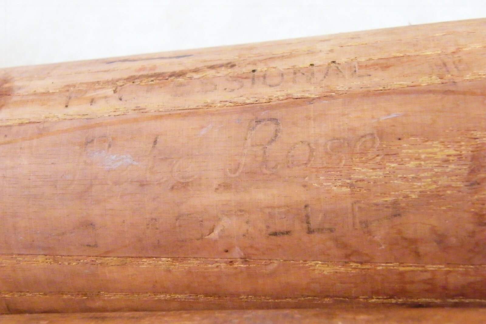 Vtg Louisville Slugger 125 Genuine S2 Pete Rose Autograph Model Bat + ADIRONDACK