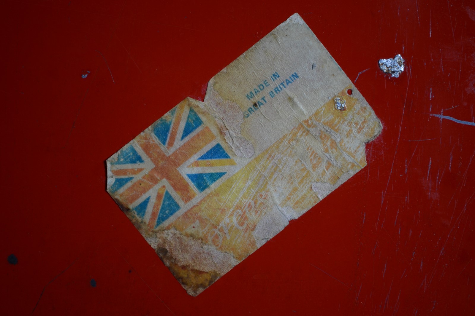 Metal Floral Serving Tray Resembles Clarice Cliff Ceramics Made in Great Britain